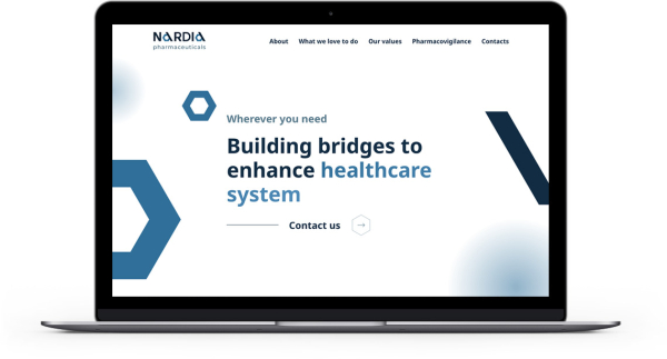 Sviluppo sito web per azienda farmaceutica